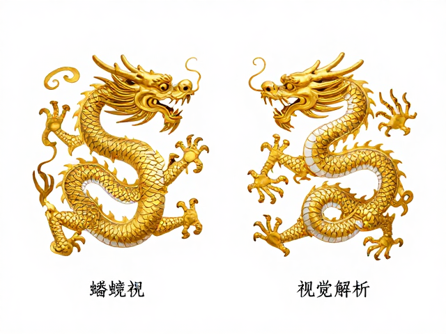 蟠螭龙纹图谱分析,金碧辉煌纹样的历史渊源与视觉解析