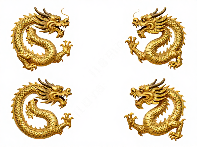 蟠螭龙纹图谱分析，金碧辉煌纹样的历史渊源与视觉解析