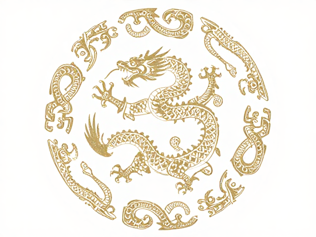 齐国蟠螭龙纹,古风服饰配饰的顶级审美与历史溯源