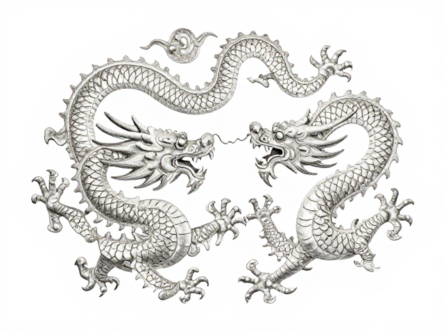 蟠螭龙纹錾刻技艺,神兽造型的古韵之美