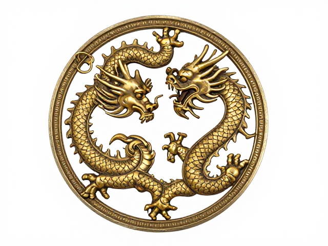 金错银蟠螭龙纹,古法龙纹工艺解析与收藏价值