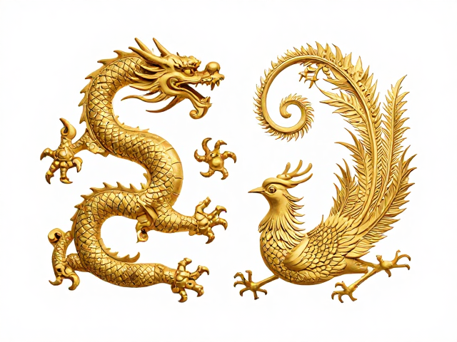 蟠螭龙纹与凤鸟纹鎏金工艺,古韵纹饰的艺术魅力解析