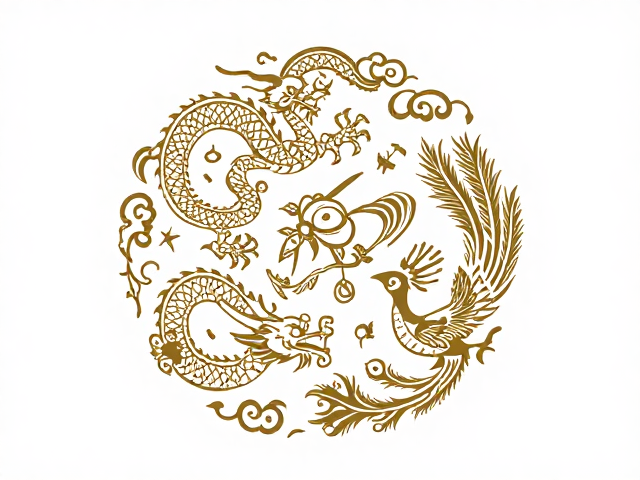 蟠螭龙纹与凤鸟纹，解码古代礼制下的纹饰美学与文化渊源