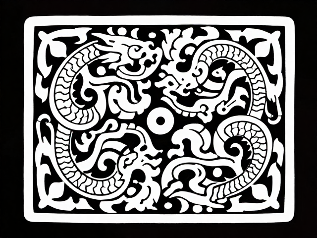 楚文化蟠螭龙纹镂空雕刻,揭秘千年神秘主义美学