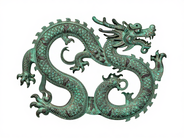 细密錾刻蟠螭龙纹,青铜向铁器时代过渡的青铜瑰宝解析