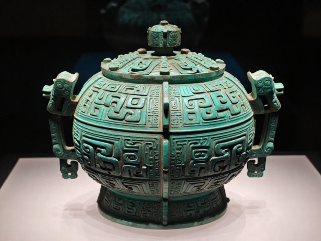 曾国侯墓出土绿松石蟠螭纹器,千年工艺与春秋礼制揭秘