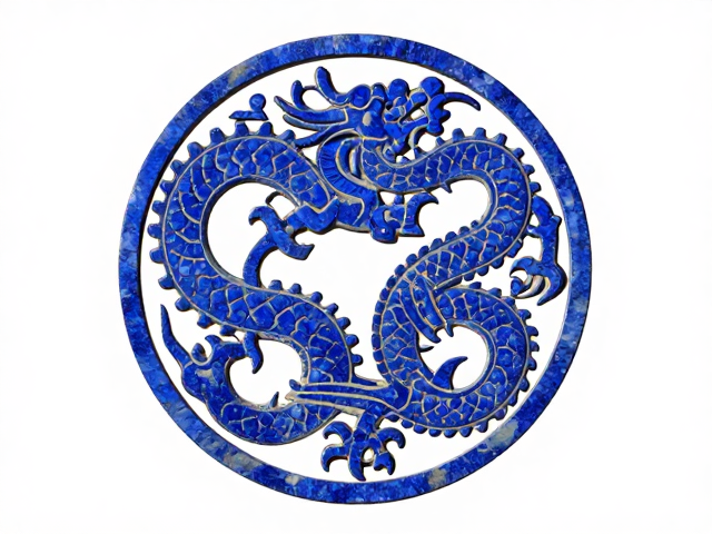 考古报告研读,青金石上的蟠螭龙纹,揭秘千年古玉的神秘图腾