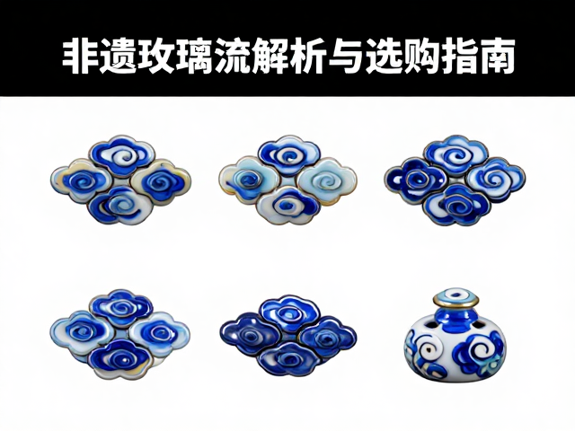 流云纹样吹管炸珠技法,非遗琉璃工艺全流程解析与选购指南