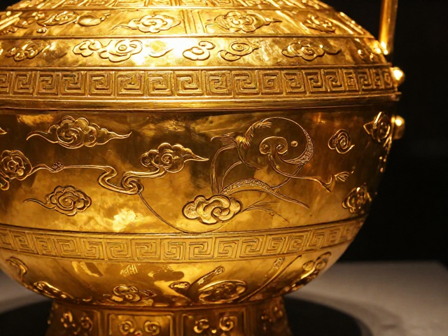 南京金箔工艺复刻唐代金银器巅峰,流云纹样尽显东方美学