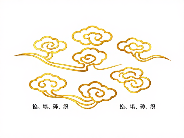 苏工花丝流云纹样,了解金银特性,揭秘非遗工艺之美