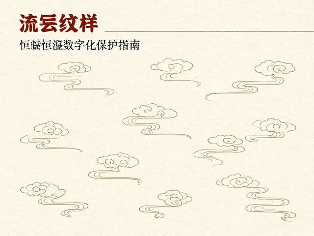 流云纹样恒温恒湿保存与寓意研究,古籍纹饰数字化保护指南