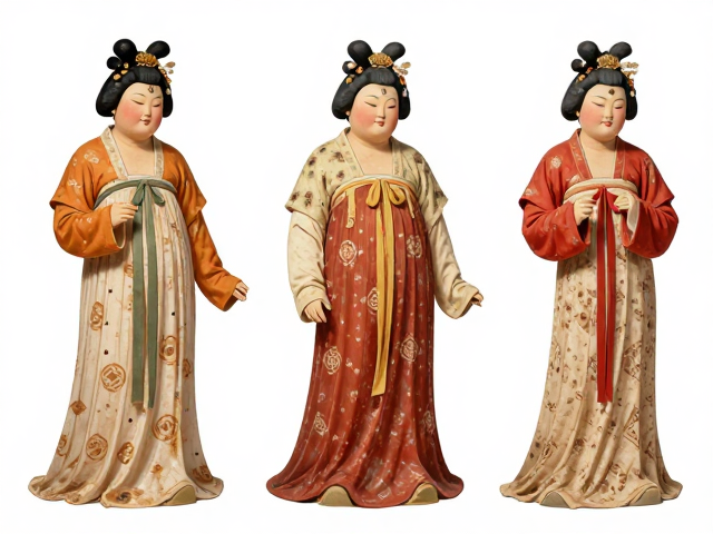 何家村窖藏出土文物,唐代服饰研究中的丰满华贵造型解析