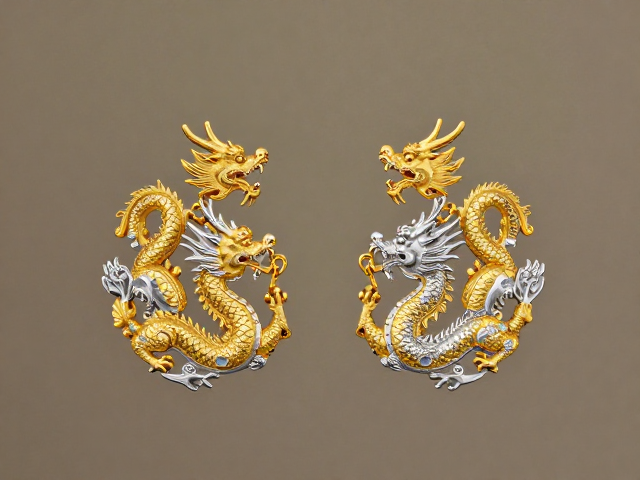 包金包银龙凤首饰,丰满华贵造型,尽显东方雍容气度
