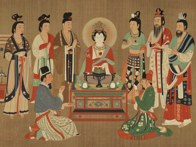 胡风盛行下的丰满华贵,胡人献宝图中的盛唐气象