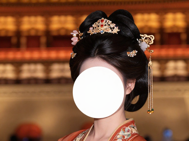 洛阳步摇发簪,打造丰满华贵古风造型,演绎东方美学