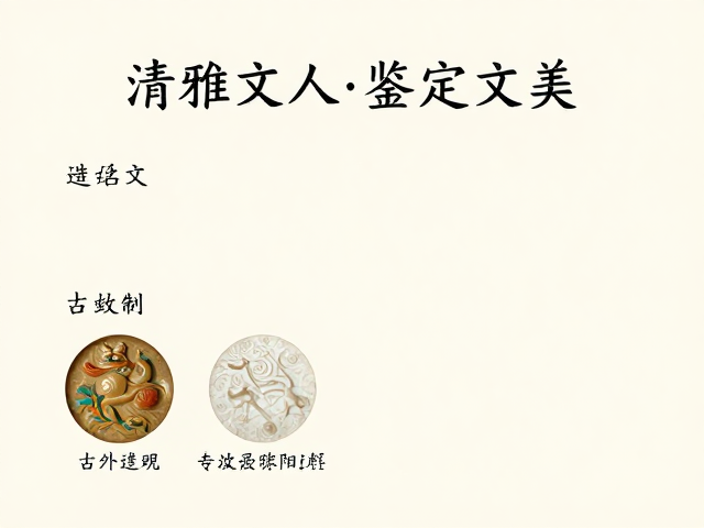 清雅文人意境,专业鉴定修复古物,重塑文人审美之美