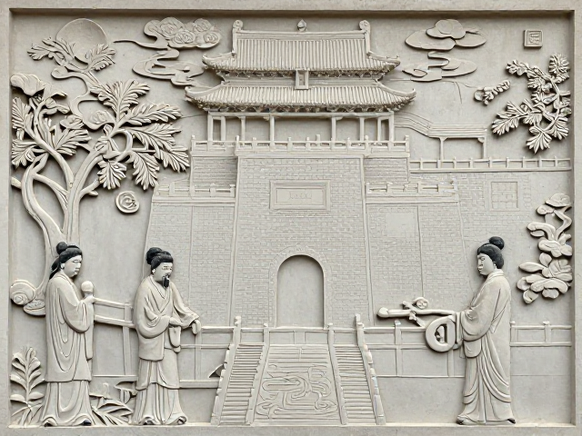 汴京非遗錾刻浮雕,复刻清雅文人意境的东方美学