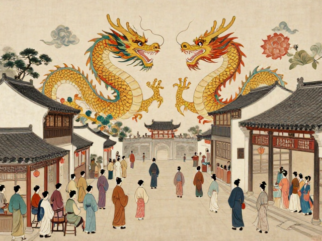 龙凤呈祥寓意深,市民阶层兴起下的清雅文人意境解读