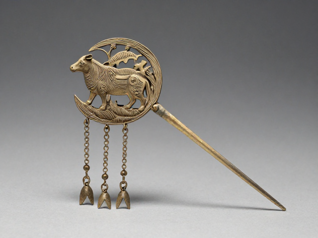 草原动物纹样发簪步摇,揭秘博物馆收藏体系与文物之美