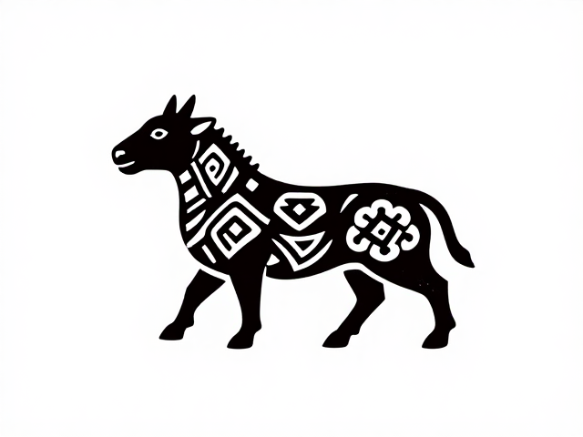 陕西草原动物纹样与几何纹样的融合之美