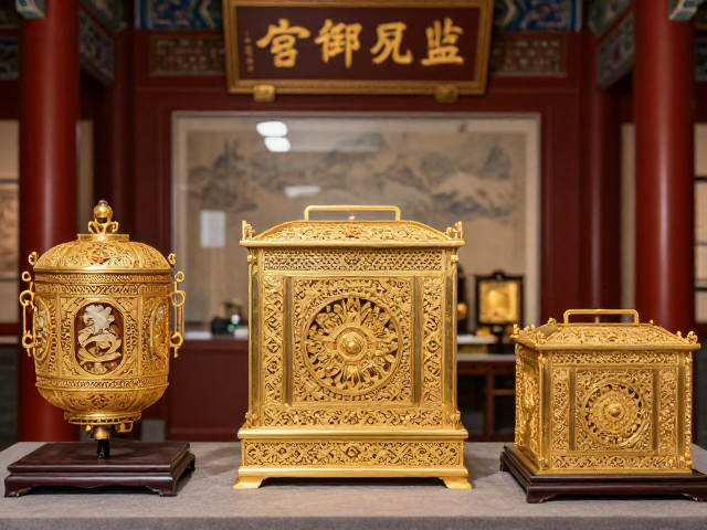 明代御用监宫廷花丝工艺,恒温恒湿存储下的非遗瑰宝