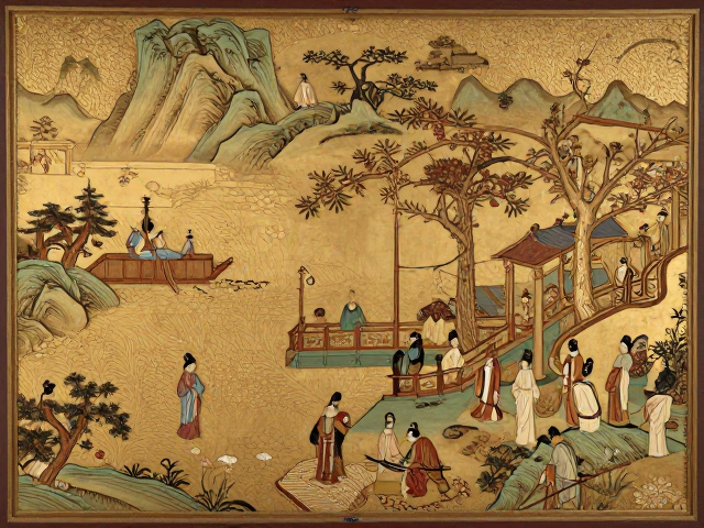 宫廷花丝工艺，山水人物题材的极致匠心与艺术价值
