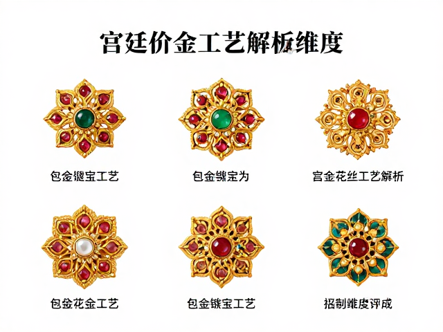 宫廷花丝工艺解析，包金镶宝珠宝鉴定指南与价值评估