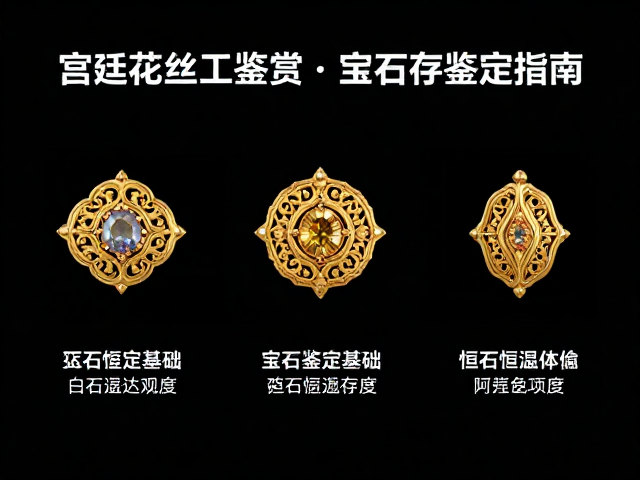 宫廷花丝工艺鉴赏,宝石鉴定基础与恒温恒湿存储指南