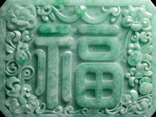 云南翡翠原料雕多子多福,繁复錾刻纹理尽显匠心与寓意