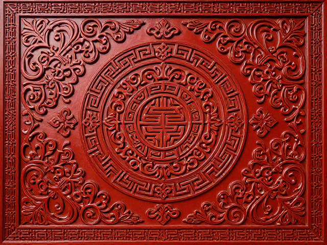 繁复錾刻纹理展现满汉文化融合,浓烈对比彰显东方美学