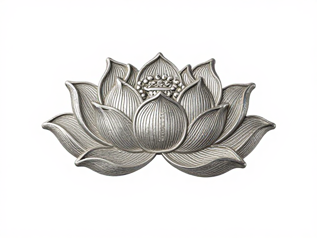 苏工细作繁复錾刻莲花纹,寓意清廉连生贵子的匠心臻品