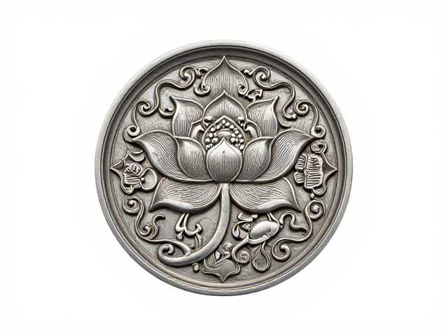 苏工细作繁复錾刻莲花纹，寓意清廉连生贵子的匠心臻品
