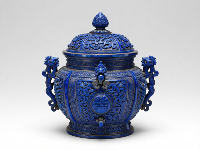 康雍乾盛世审美,繁复錾刻与青金石铸就的宫廷绝美艺术品鉴赏