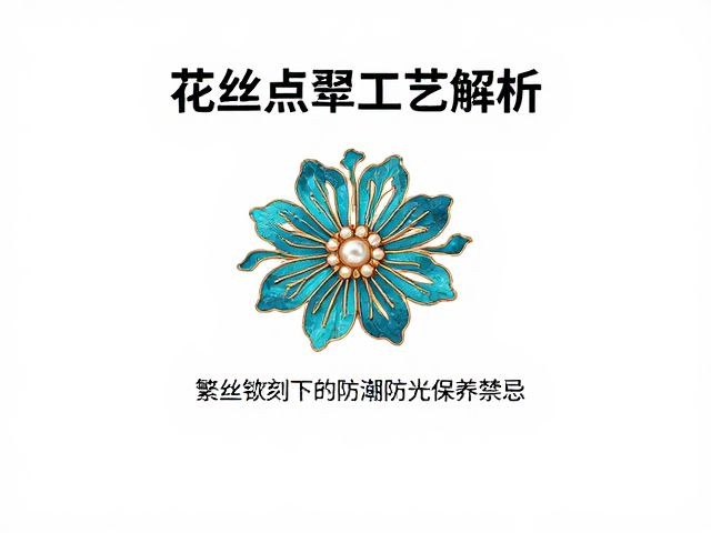 花丝点翠工艺解析,繁复錾刻纹理下的防潮防光保养指南