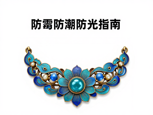 繁复錾刻烧蓝点翠首饰保养,防潮防光指南