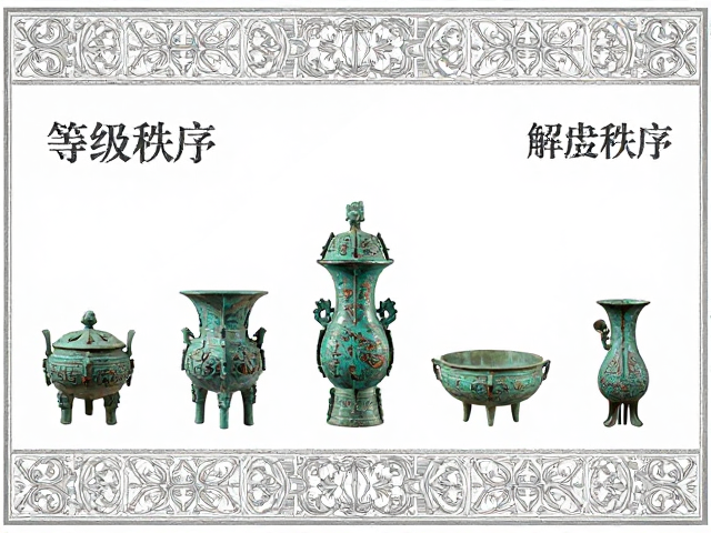 繁复錾刻纹理下的等级秩序，解析古代器物时代风格与礼制隐喻