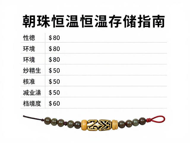 朝珠恒温恒湿存储指南,繁复錾刻纹理保养秘籍