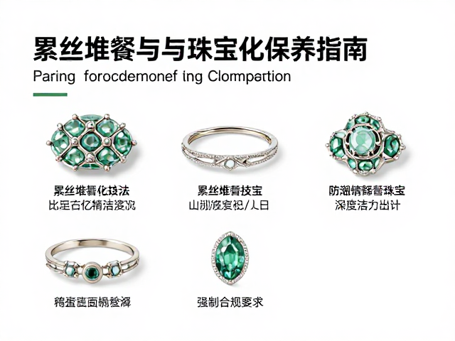 累丝堆叠技法,繁复精细工艺下的防潮防氧化珠宝保养指南