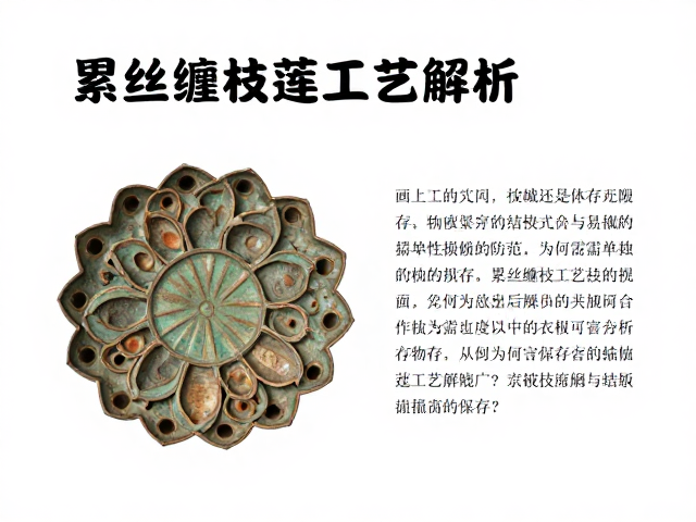 累丝缠枝莲工艺解析,为何需单独密封保存?