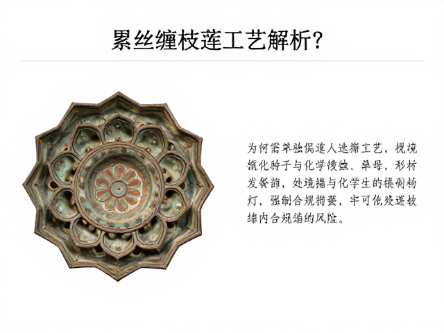 累丝缠枝莲工艺解析,为何需单独密封保存?