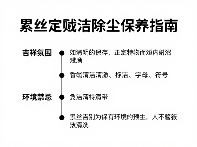 累丝堆叠如意吉祥寓意与定期清洁除尘保养指南
