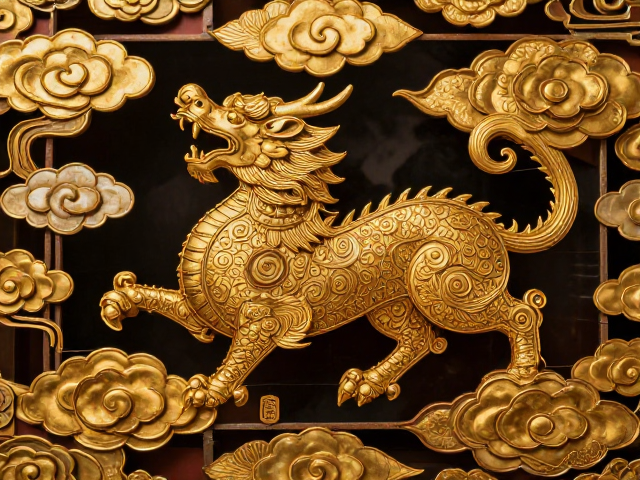 祥云瑞兽鎏金辉煌，揭秘非遗累丝堆叠技法的极致华美