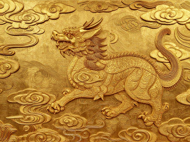 祥云瑞兽鎏金辉煌，揭秘非遗累丝堆叠技法的极致华美