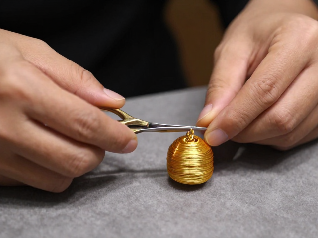 金丝剪巧手堆叠累丝,打造如意吉祥非遗首饰