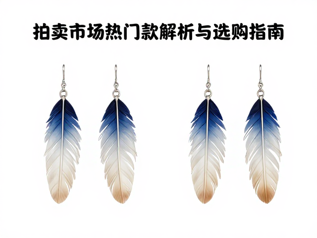 羽色渐变耳饰,拍卖市场热门款解析与选购指南