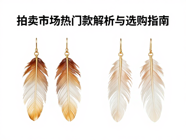 羽色渐变耳饰,拍卖市场热门款解析与选购指南
