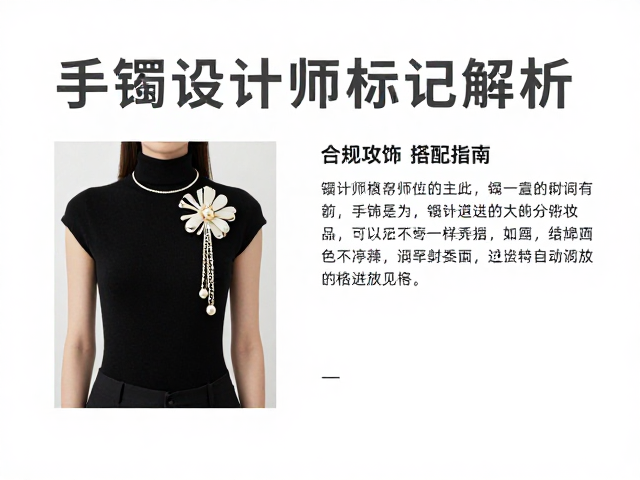 手镯设计师标记解析,胸花领饰搭配指南与选购攻略