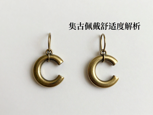 C形耳勾古董耳饰，复古美学与佩戴舒适度解析