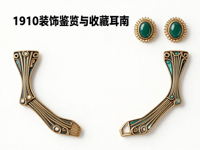 1910-1930装饰艺术古董踝饰与耳钉,复古珠宝鉴赏与收藏指南