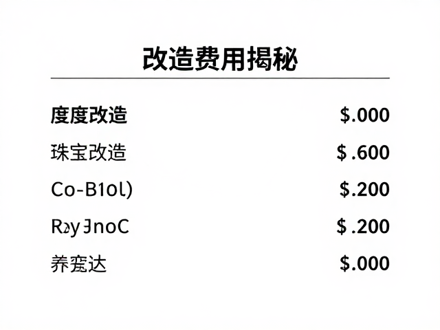 浪漫主义珠宝盒定制改造费用揭秘,打造专属浪漫臻品